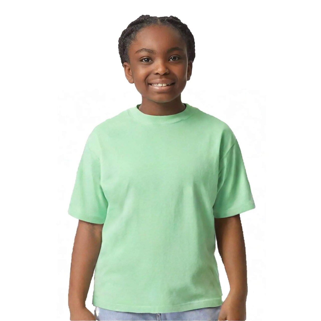Gildan Ultra Cotton Youth Short Length Crewneck T-Shirt – 6 oz 100% Cotton Fit Durable Tee For School Wear